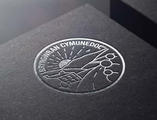 Bryngwran Embossed Logo